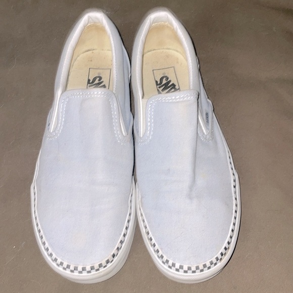 Women’s Light Gray Vans size 8.5 - Picture 2 of 5